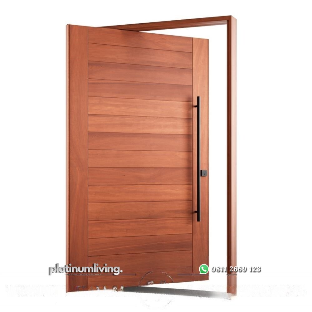 Pintu rumah jati minimalis 1 daun pivot floor hinge PJ-283 platinumliving furniture jepara 1 Pintu rumah jati minimalis 1 daun pivot floor hinge PJ-283 platinumliving furniture jepara 1