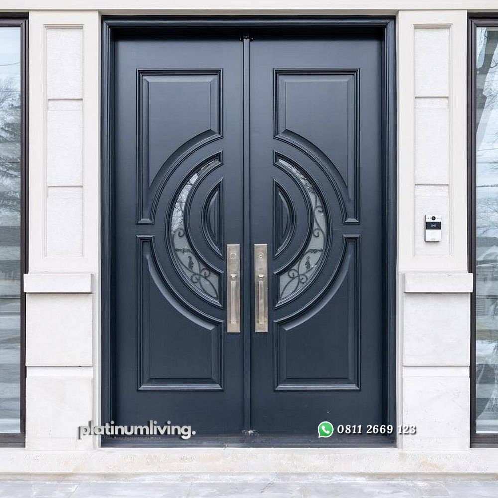 Pintu rumah kayu jati klasik jepara daun double PJ-12 platinumliving furniture jepara 1 Pintu rumah kayu jati klasik jepara daun double PJ-12 platinumliving furniture jepara 1