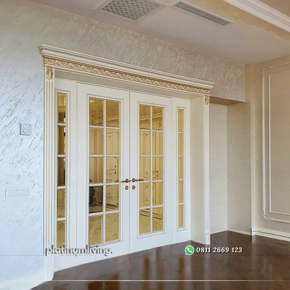 Pintu rumah klasik cat duco 2 daun jendela double PJ-56 platinumliving furniture jepara 2 Pintu rumah klasik cat duco 2 daun jendela double PJ-56 platinumliving furniture jepara 2