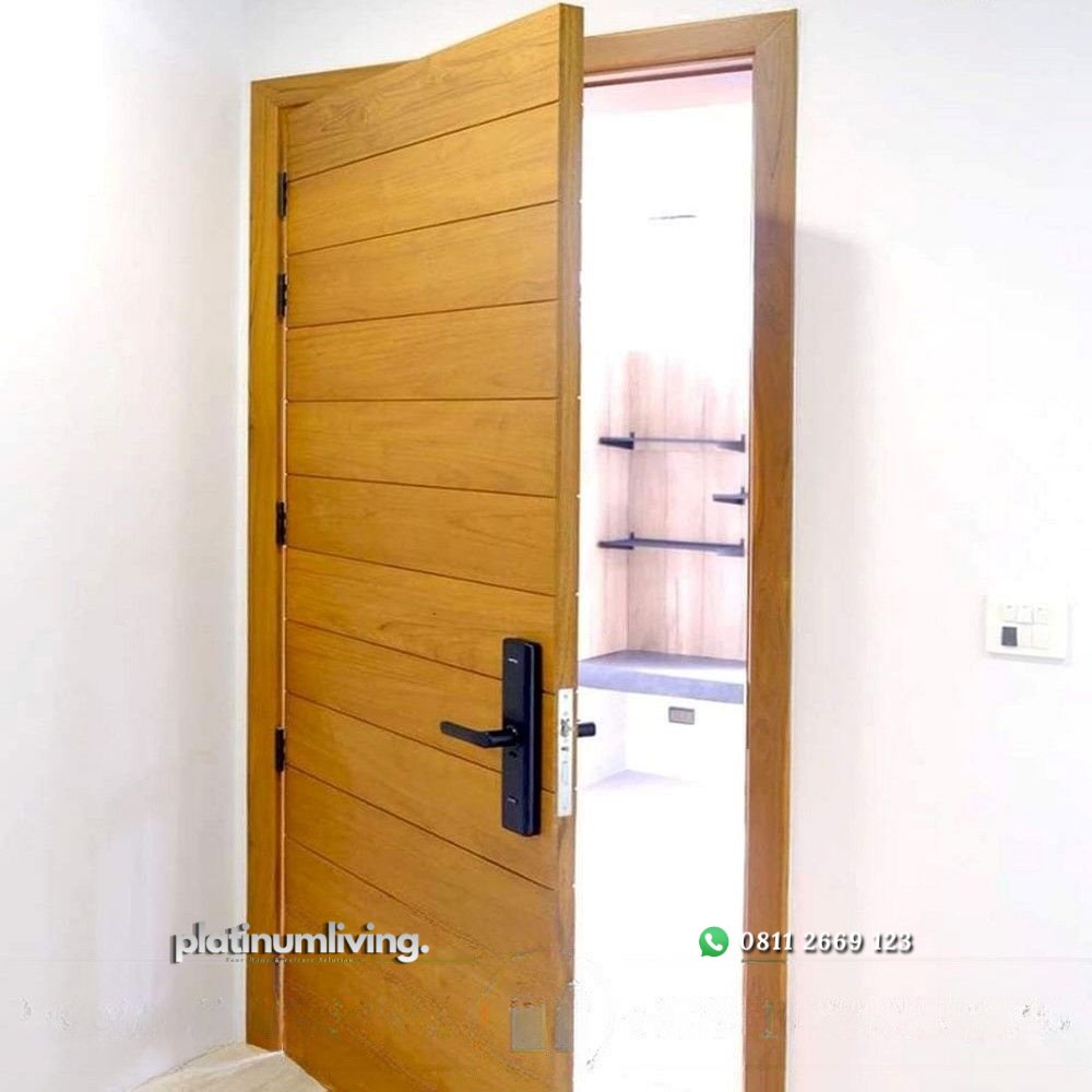 Pintu rumah minimalis jati jepara 1 daun PJ-218 platinumliving furniture jepara 2 Pintu rumah minimalis jati jepara 1 daun PJ-218 platinumliving furniture jepara 2