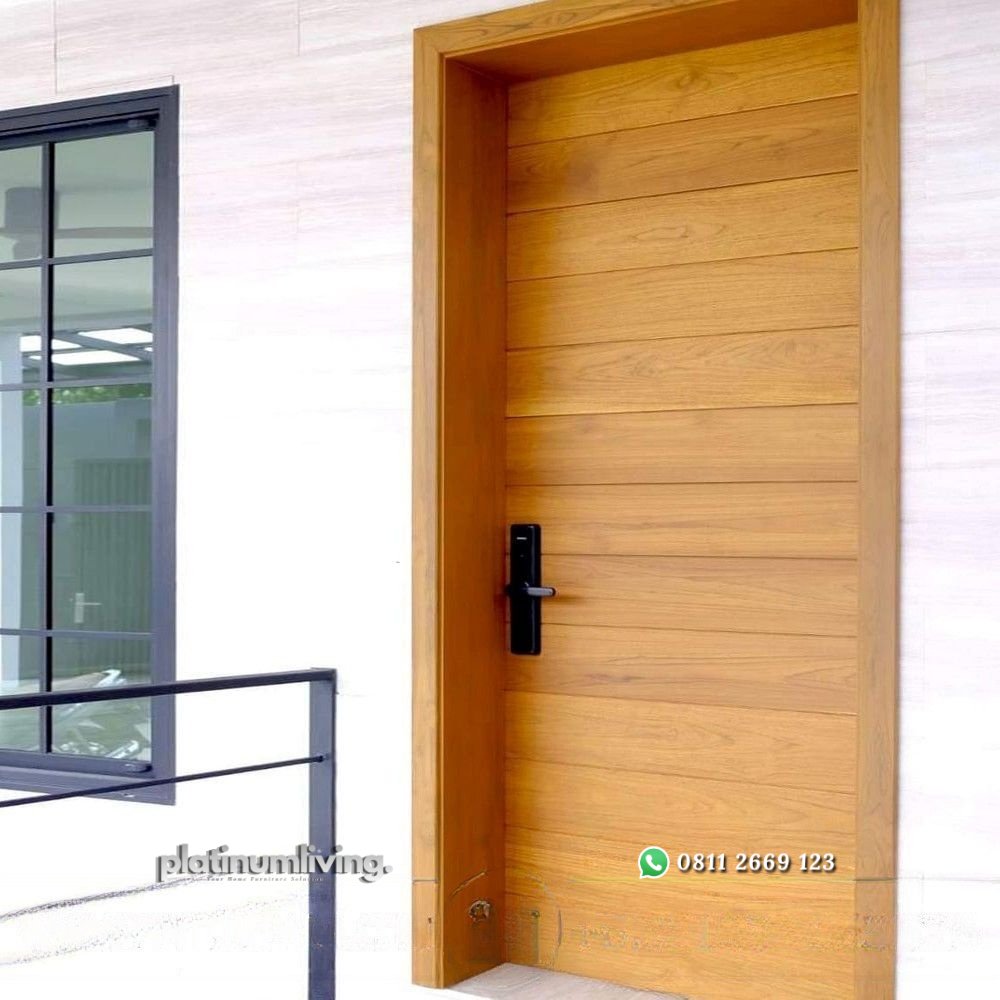 Pintu rumah minimalis jati jepara 1 daun PJ-218 platinumliving furniture jepara 3 Pintu rumah minimalis jati jepara 1 daun PJ-218 platinumliving furniture jepara 3