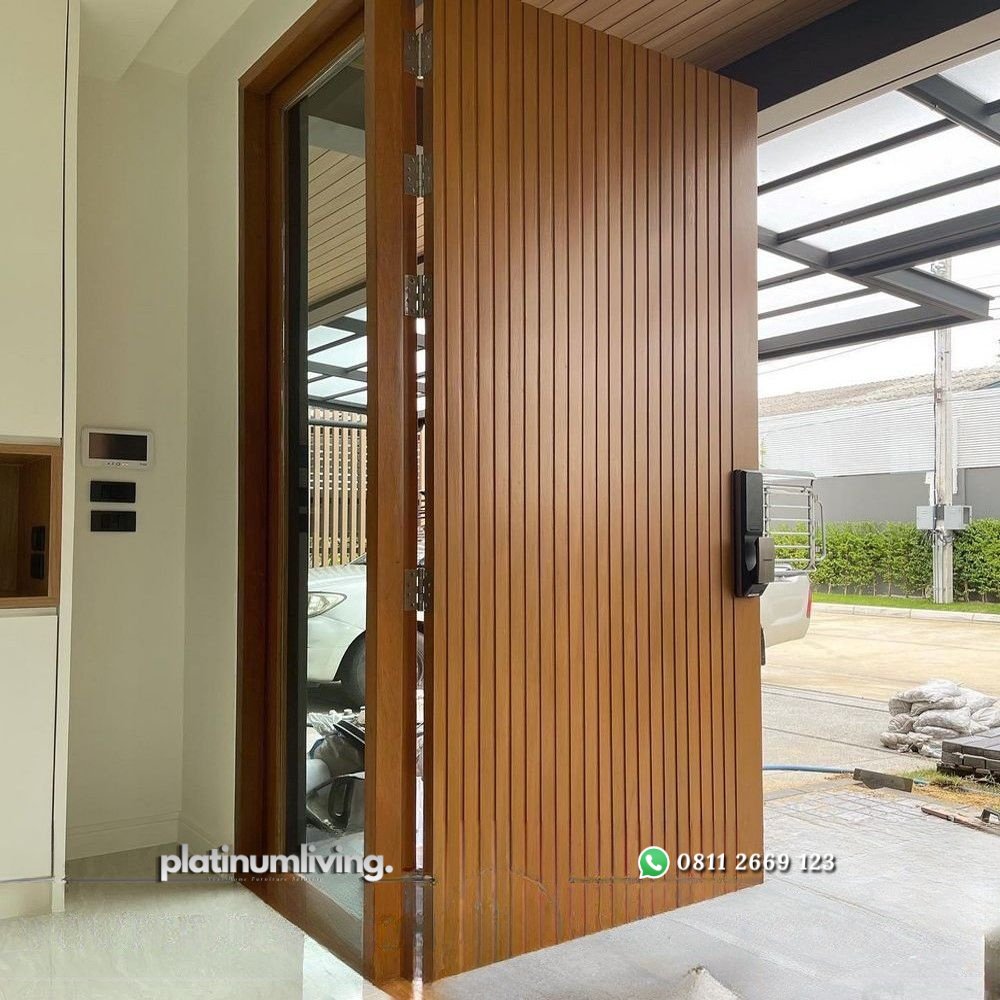 Pintu rumah minimalis jati jepara 2 daun 1 jendela PJ-196 platinumliving furniture jepara 2 Pintu rumah minimalis jati jepara 2 daun 1 jendela PJ-196 platinumliving furniture jepara 2