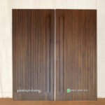 Pintu rumah minimalis kayu jati ganda blok salur PJ-201 platinumliving furniture jepara