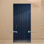 Pintu rumah minimalis modern salur single jati PJ-170 platinumliving furniture jepara