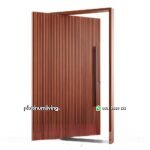 Pintu rumah pivot minimalis Jati japandi style PJ-277 platinumliving furniture jepara