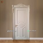 Pintu rumah ukir klasik mewah cat duco single PJ-208 platinumliving furniture jepara