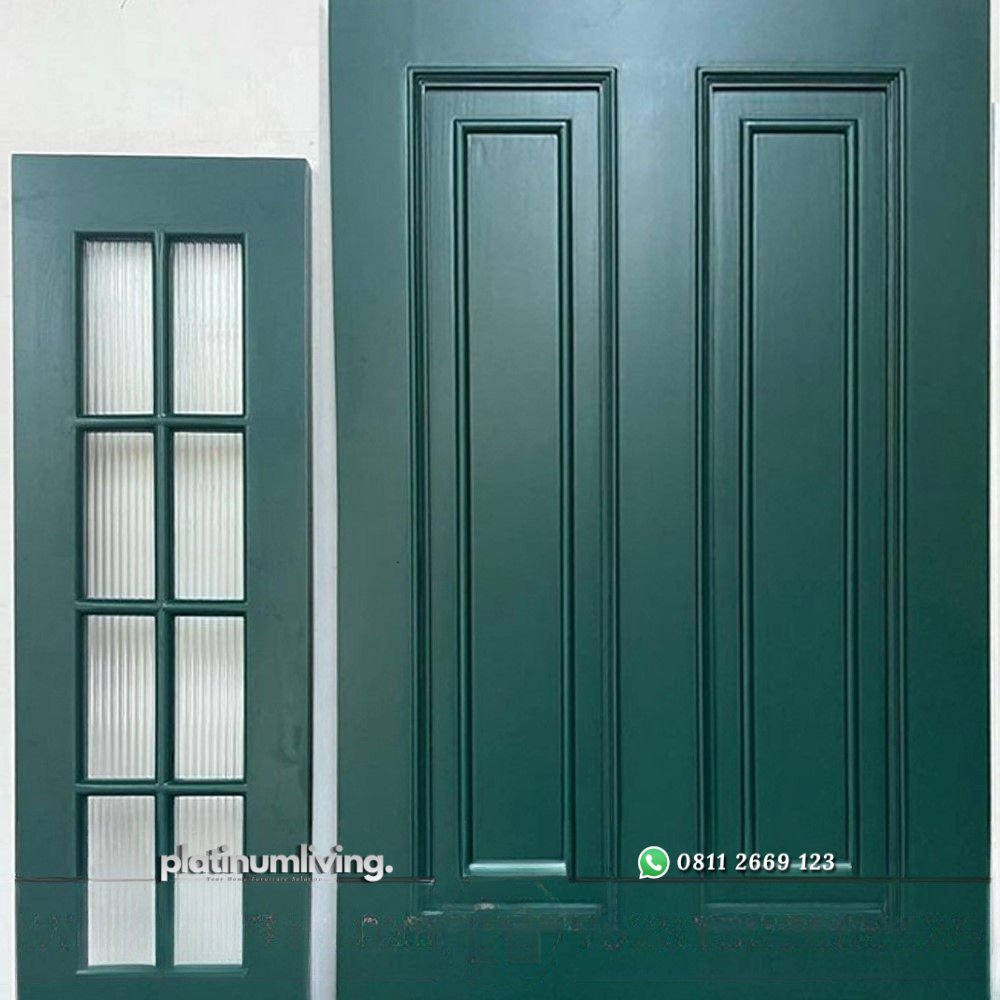 Pintu single 2 jendela klasik panel kayu solid PJ-113 platinumliving furniture jepara 2 Pintu single 2 jendela klasik panel kayu solid PJ-113 platinumliving furniture jepara 2