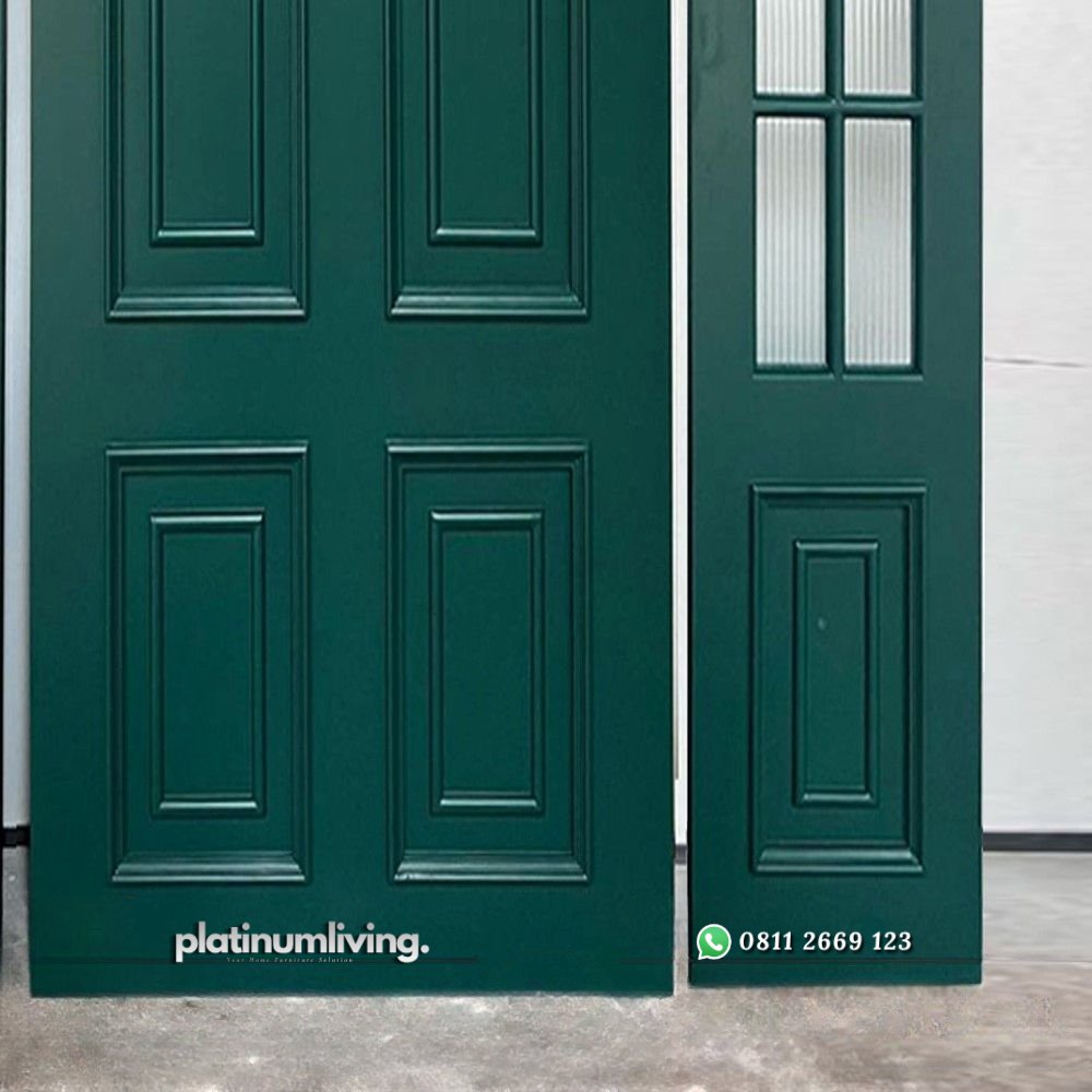Pintu single 2 jendela klasik panel kayu solid PJ-113 platinumliving furniture jepara 3 Pintu single 2 jendela klasik panel kayu solid PJ-113 platinumliving furniture jepara 3
