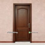 Pintu single klasik kayu jati jepara panel solid PJ-312 platinumliving furniture jepara