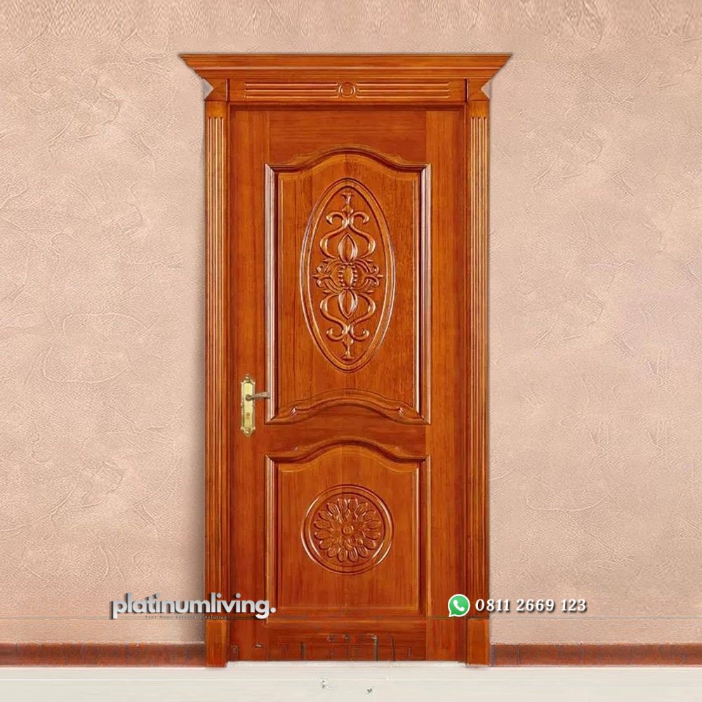 Pintu single ukir jepara kayu jati klasik modern solid PJ-294 platinumliving furniture jepara 1 Pintu single ukir jepara kayu jati klasik modern solid PJ-294 platinumliving furniture jepara 1