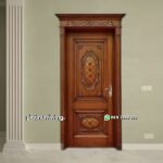 Pintu single ukir jepara mewah klasik kayu jati PJ-135 platinumliving furniture jepara