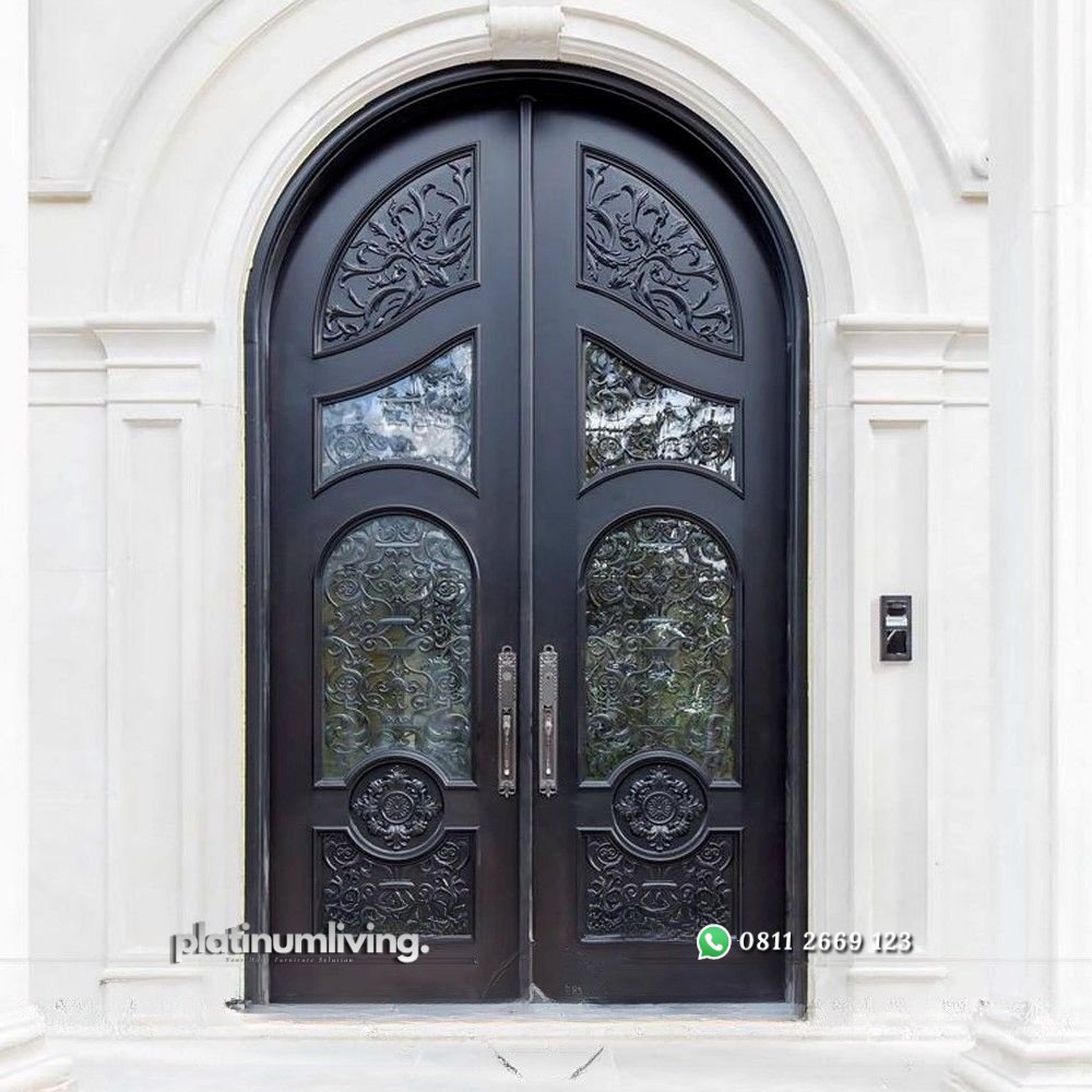 Pintu ukir jepara klasik mewah 2 daun lengkung PJ-13 platinumliving furniture jepara 1 Pintu ukir jepara klasik mewah 2 daun lengkung PJ-13 platinumliving furniture jepara 1