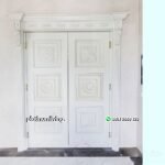 Pintu ukir jepara klasik mewah 2 daun putih PJ-006 platinumliving furniture jepara