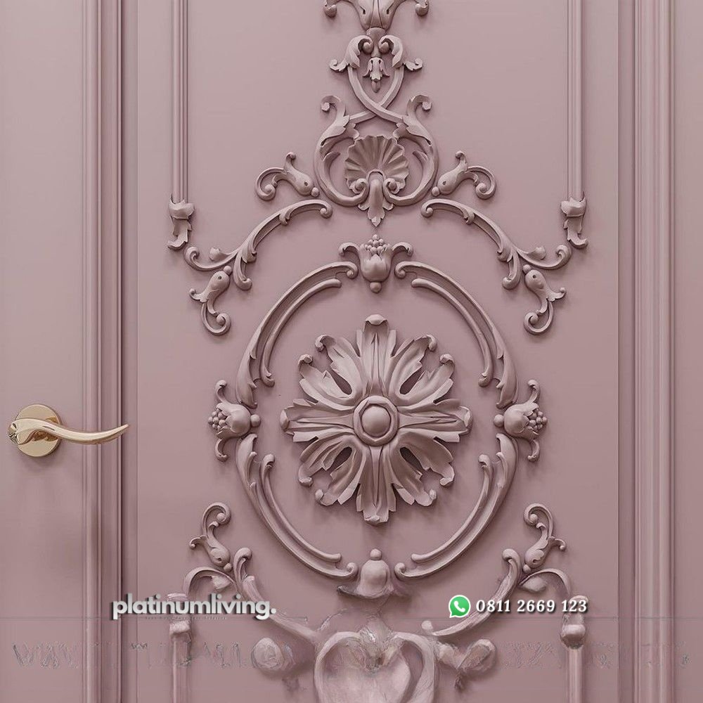 Pintu ukir jepara mewah cat duco 1 daun PJ-27 platinumliving furniture jepara 4 Pintu ukir jepara mewah cat duco 1 daun PJ-27 platinumliving furniture jepara 4
