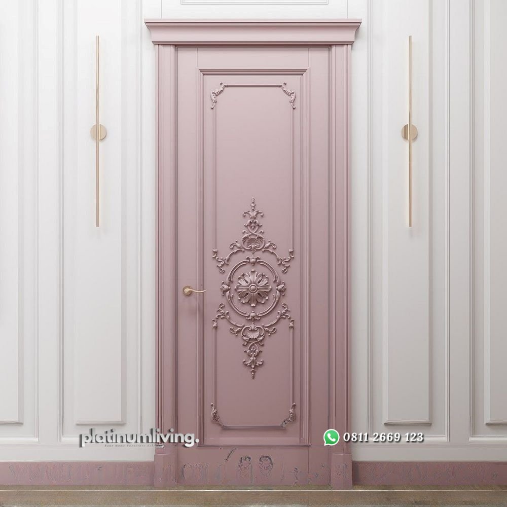 Pintu ukir jepara mewah cat duco 1 daun PJ-27 platinumliving furniture jepara 1 Pintu ukir jepara mewah cat duco 1 daun PJ-27 platinumliving furniture jepara 1