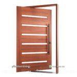 Pintu utama jati engsel pivot minimalis modern PJ-278 platinumliving furniture jepara