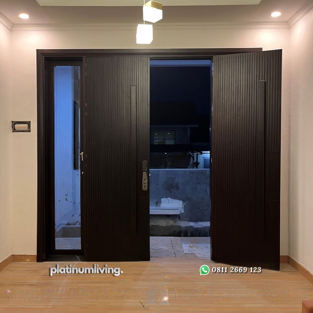 Pintu utama jati minimalis kupu tarung salur PJ-349 platinumliving furniture jepara 3 Pintu utama jati minimalis kupu tarung salur PJ-349 platinumliving furniture jepara 3