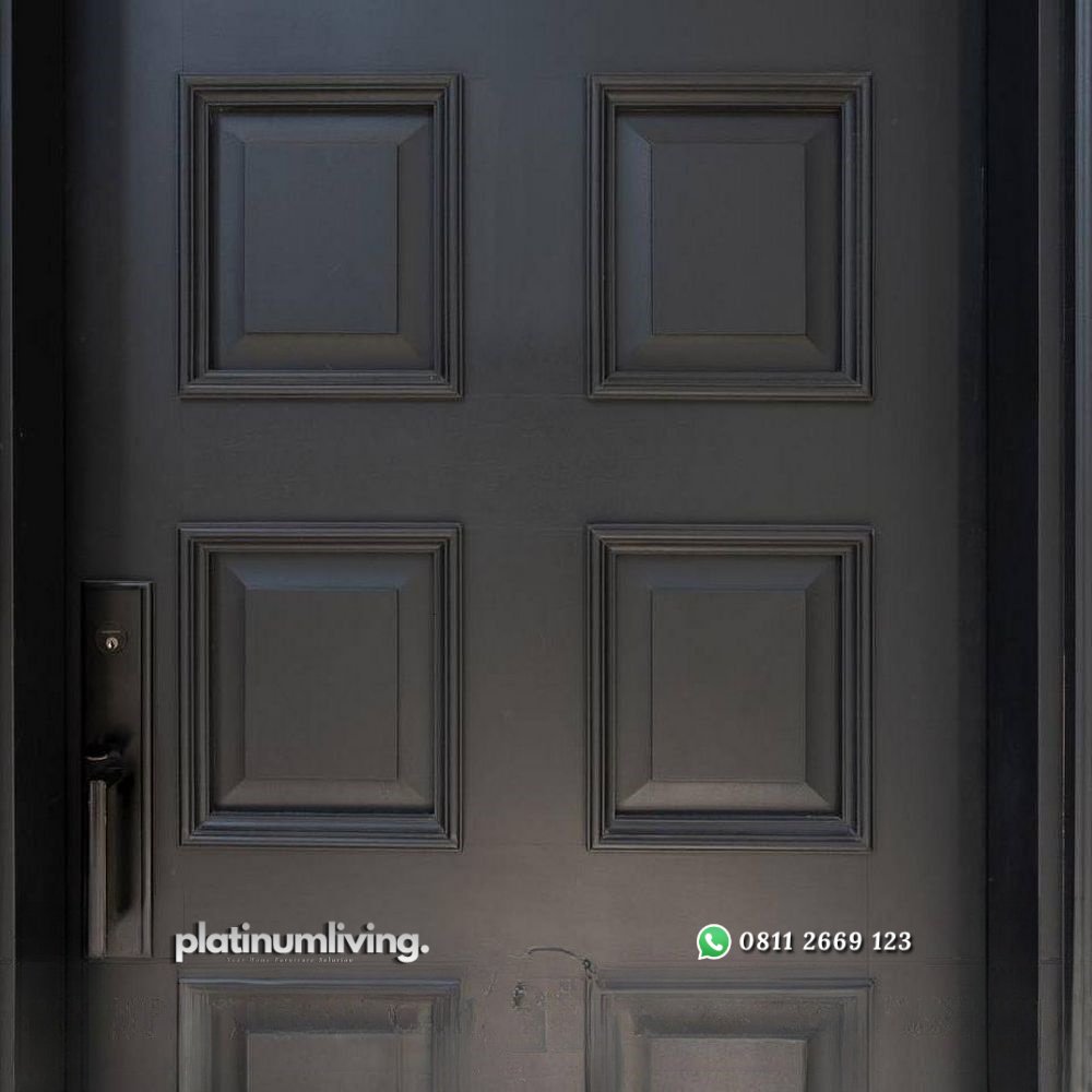 Pintu utama kayu jati klasik panel daun single PJ-41 platinumliving furniture jepara 2 Pintu utama kayu jati klasik panel daun single PJ-41 platinumliving furniture jepara 2