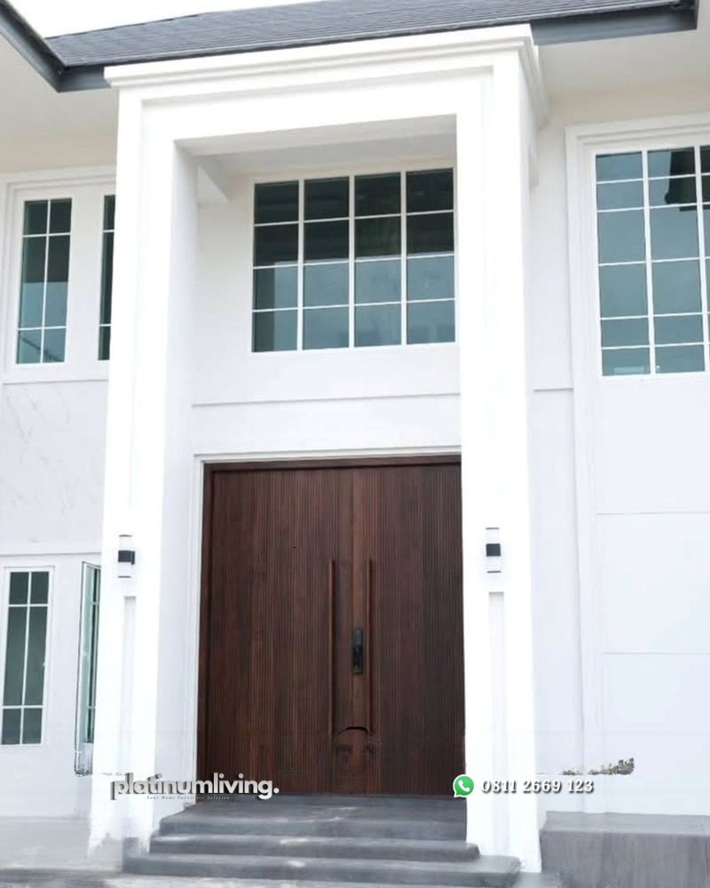 Pintu utama kayu jati minimalis kupu tarung PJ-360 platinumliving furniture jepara 3 Pintu utama kayu jati minimalis kupu tarung PJ-360 platinumliving furniture jepara 3