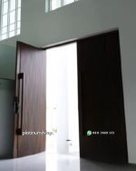 Pintu utama kayu jati minimalis kupu tarung PJ-360 platinumliving furniture jepara - Gambar 4