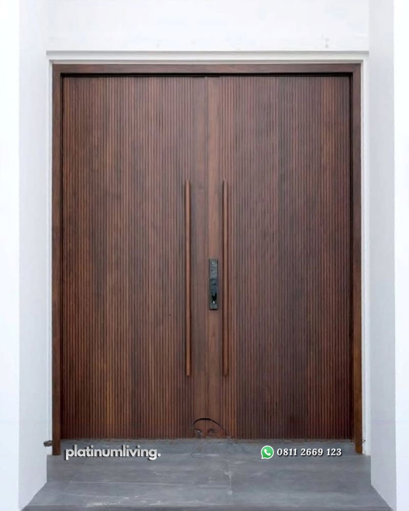 Pintu utama kayu jati minimalis kupu tarung PJ-360 platinumliving furniture jepara 1 Pintu utama kayu jati minimalis kupu tarung PJ-360 platinumliving furniture jepara 1