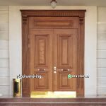 Pintu utama klasik kupu tarung jati jepara PJ-19 platinumliving furniture jepara
