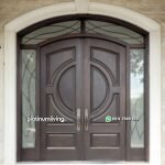 Pintu utama kupu tarung kayu jati jendela ganda PJ-15 platinumliving furniture jepara