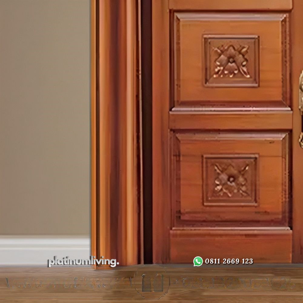 Pintu utama mewah kayu jati ukir 2 daun PJ-131 platinumliving furniture jepara 2 Pintu utama mewah kayu jati ukir 2 daun PJ-131 platinumliving furniture jepara 2