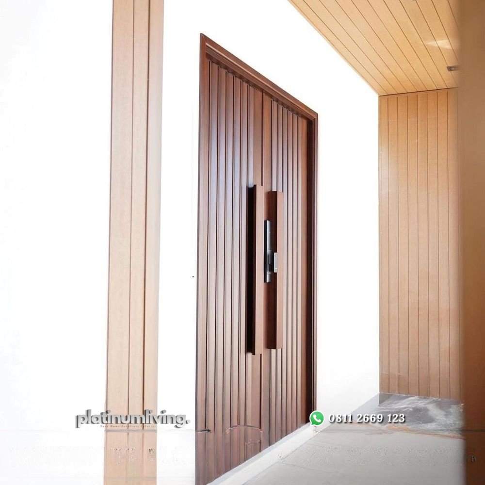 Pintu utama minimalis kayu jati 2 daun pintu ganda PJ-362 platinumliving furniture jepara 3 Pintu utama minimalis kayu jati 2 daun pintu ganda PJ-362 platinumliving furniture jepara 3