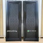 Daun pintu modern minimalis kayu jati double PJ-72 platinumliving furniture jepara