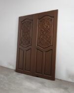 Daun pintu ukir kayu jati ganda mawar elung PJ-385 - Gambar 2