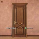 Pintu kayu jati jepara klasik mewah 1 daun PJ-260 platinumliving furniture jepara