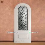 Pintu lengkung panel kaca finishing cat duco klasik PJ-258 platinumliving furniture jepara