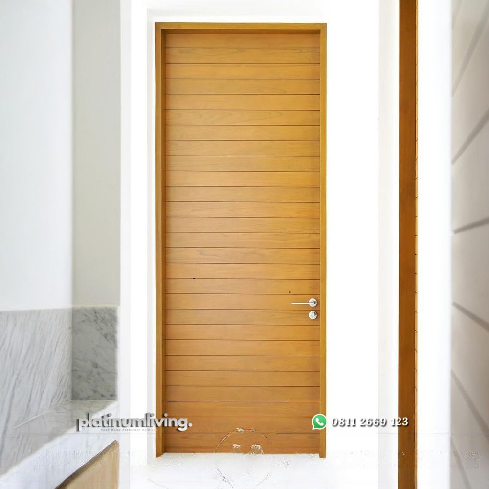 Pintu jati jepara salur horizontal minimalis 1 daun PJ-357 platinumliving furniture jepara 1 Pintu jati jepara salur horizontal minimalis 1 daun PJ-357 platinumliving furniture jepara 1