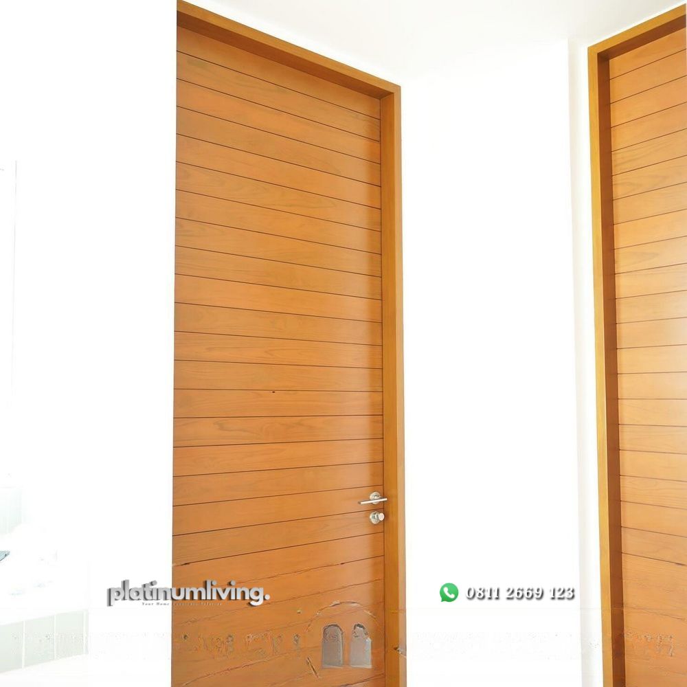 Pintu jati jepara salur horizontal minimalis 1 daun PJ-357 platinumliving furniture jepara 2 Pintu jati jepara salur horizontal minimalis 1 daun PJ-357 platinumliving furniture jepara 2