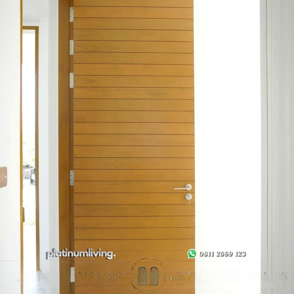 Pintu jati jepara salur horizontal minimalis 1 daun PJ-357 platinumliving furniture jepara 4 Pintu jati jepara salur horizontal minimalis 1 daun PJ-357 platinumliving furniture jepara 4
