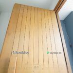 Kusen pintu ganda asimetris jati minimalis PJ-353 platinumliving furniture jepara - Gambar 3