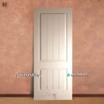 Pintu kamar minimalis cat duco putih panel garis PJ-250 platinumliving furniture jepara