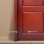 Kusen pintu kamar single kayu jati klasik PJ-149 platinumliving furniture jepara - Gambar 2