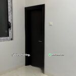 Pintu kamar polos kayu jati single dark melamine PJ-348 platinumliving furniture jepara - Gambar 2