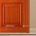 Kusen pintu kayu jati klasik solid panel daun single PJ-148 platinumliving furniture jepara - Gambar 2