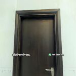 Pintu kamar polos kayu jati single dark melamine PJ-348 platinumliving furniture jepara - Gambar 3