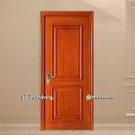 Kusen pintu kayu jati klasik solid panel daun single PJ-148 platinumliving furniture jepara - Gambar 3