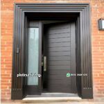 Pintu utama klasik kayu jati jepara besar kecil PJ-47 platinumliving furniture jepara