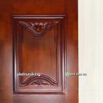 Daun pintu ukir kayu jati klasik panel solid PJ-144 platinumliving furniture jepara - Gambar 2