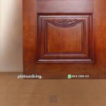 Daun pintu ukir kayu jati klasik panel solid PJ-144 platinumliving furniture jepara - Gambar 3