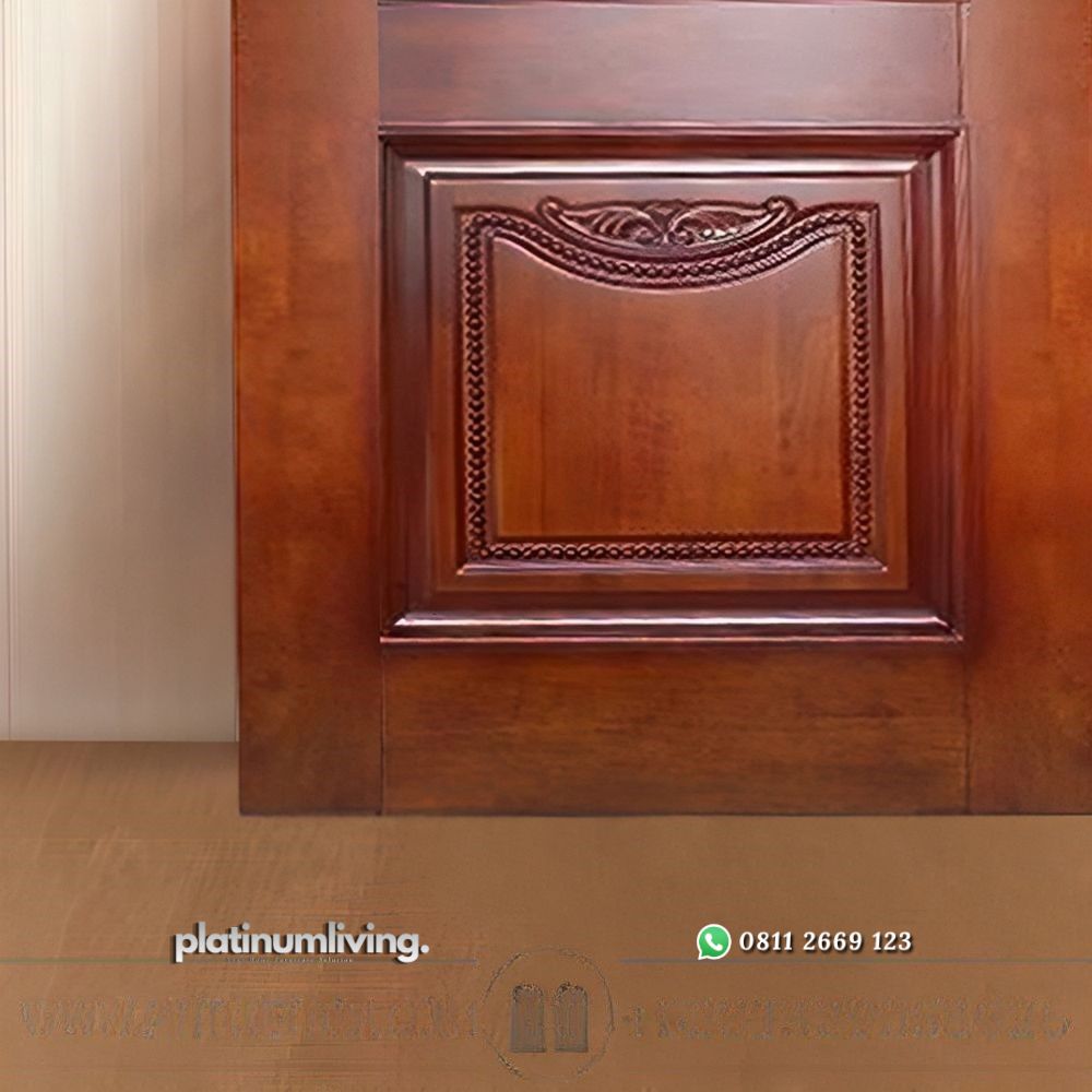 Daun pintu ukir kayu jati klasik panel solid PJ-144 platinumliving furniture jepara 3 Daun pintu ukir kayu jati klasik panel solid PJ-144 platinumliving furniture jepara 3
