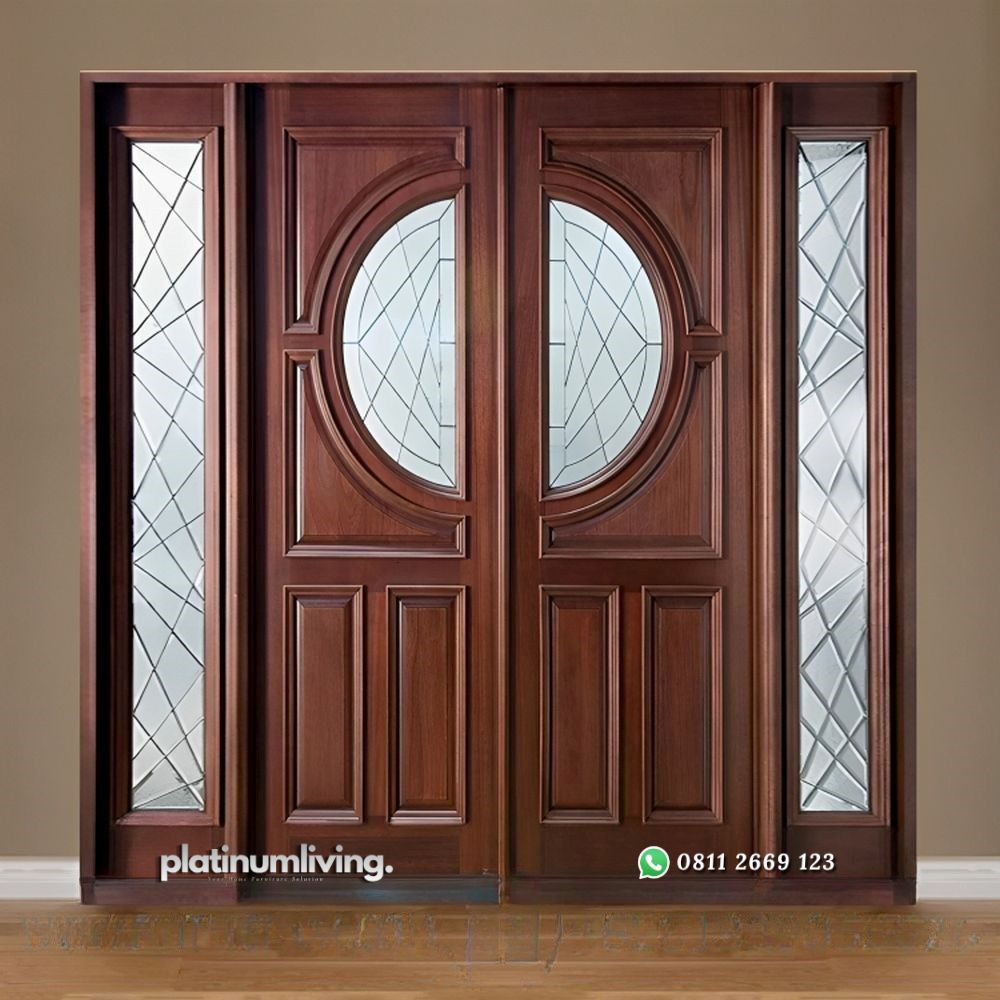 Pintu kupu tarung jati jepara jendela double PJ-142 platinumliving furniture jepara 1 Pintu kupu tarung jati jepara jendela double PJ-142 platinumliving furniture jepara 1