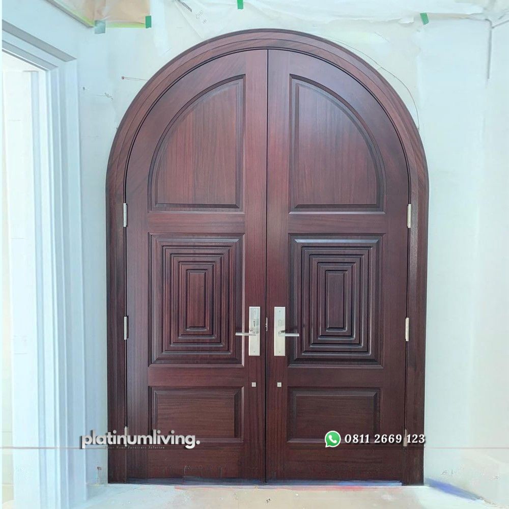 Pintu rumah lengkung kayu jati 2 daun klasik PJ-40 platinumliving furniture jepara 3 Pintu rumah lengkung kayu jati 2 daun klasik PJ-40 platinumliving furniture jepara 3