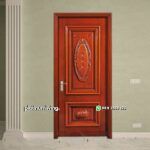 Pintu 1 daun ukir jepara klasik modern jati PJ-137 platinumliving furniture jepara